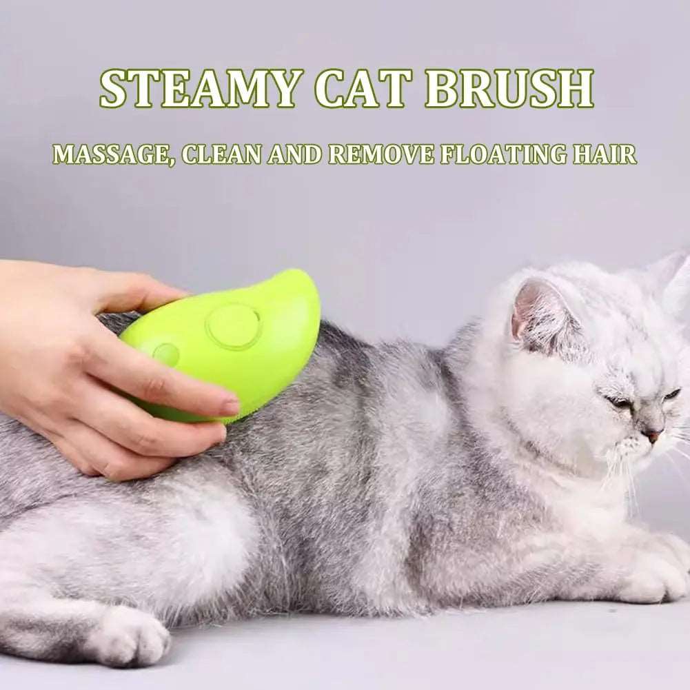 3 in 1 self-cleaning Massage Combs Effective cat steamy brush Pet dog steam brush - Choice Store