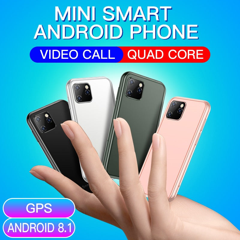 Android System 8.1 Pocket Smartphone 3G Mini XS11 Sono GPS Dual Camera WIFI - Choice Store