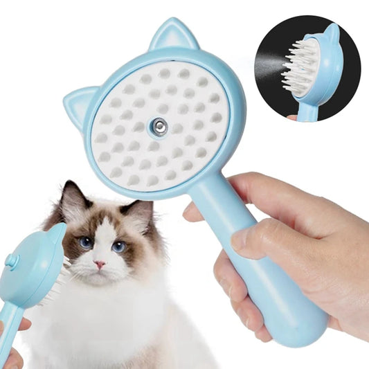Cats Steamy Brush Pet Dog Brush Electric Spray Cat Hair Brushes Pet Grooming Massage Comb Hair Removal Pet Accessories - Choice Store