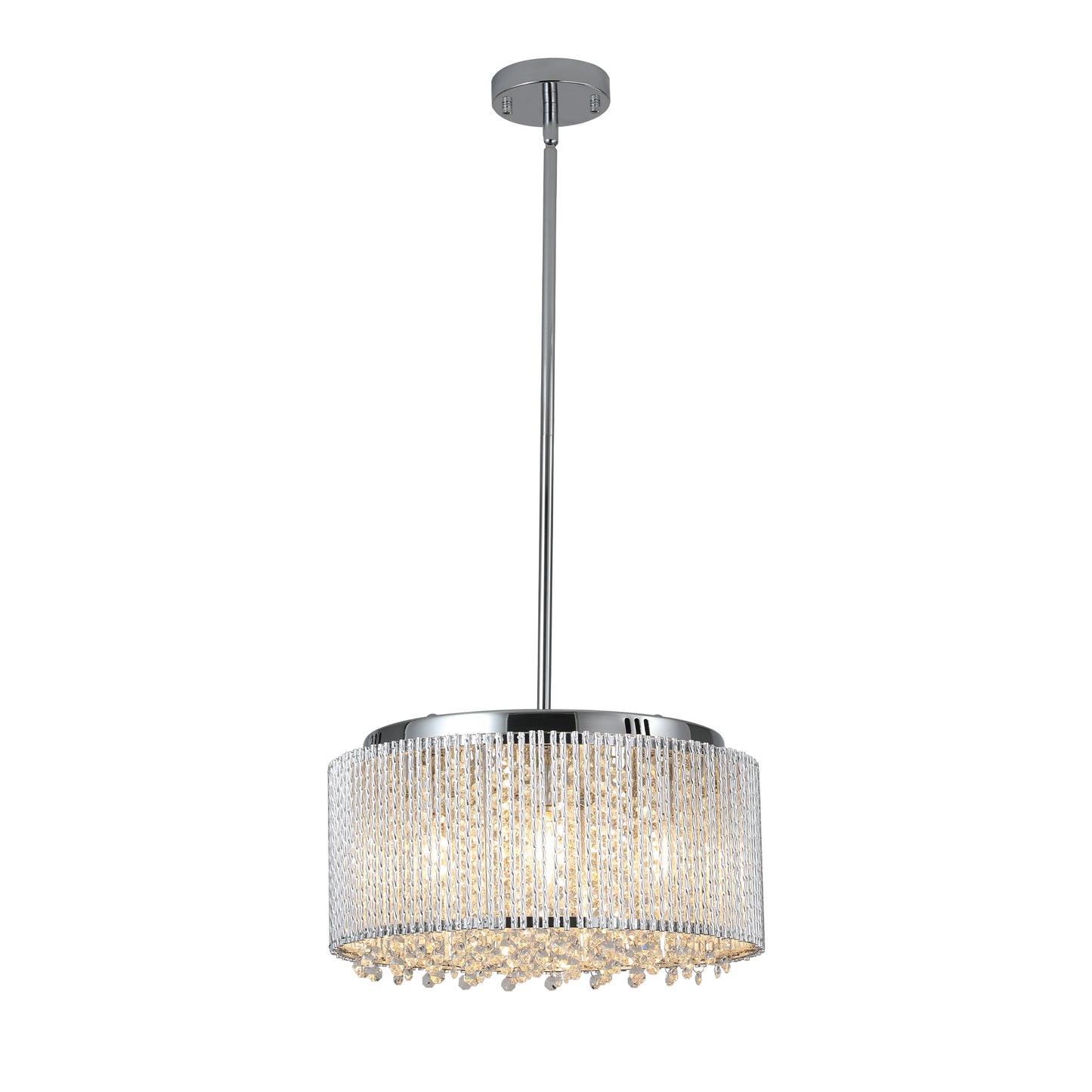 Modern Crystal Chandelier for Living-Room Round Cristal Lamp Luxury Home Decor Light Fixture