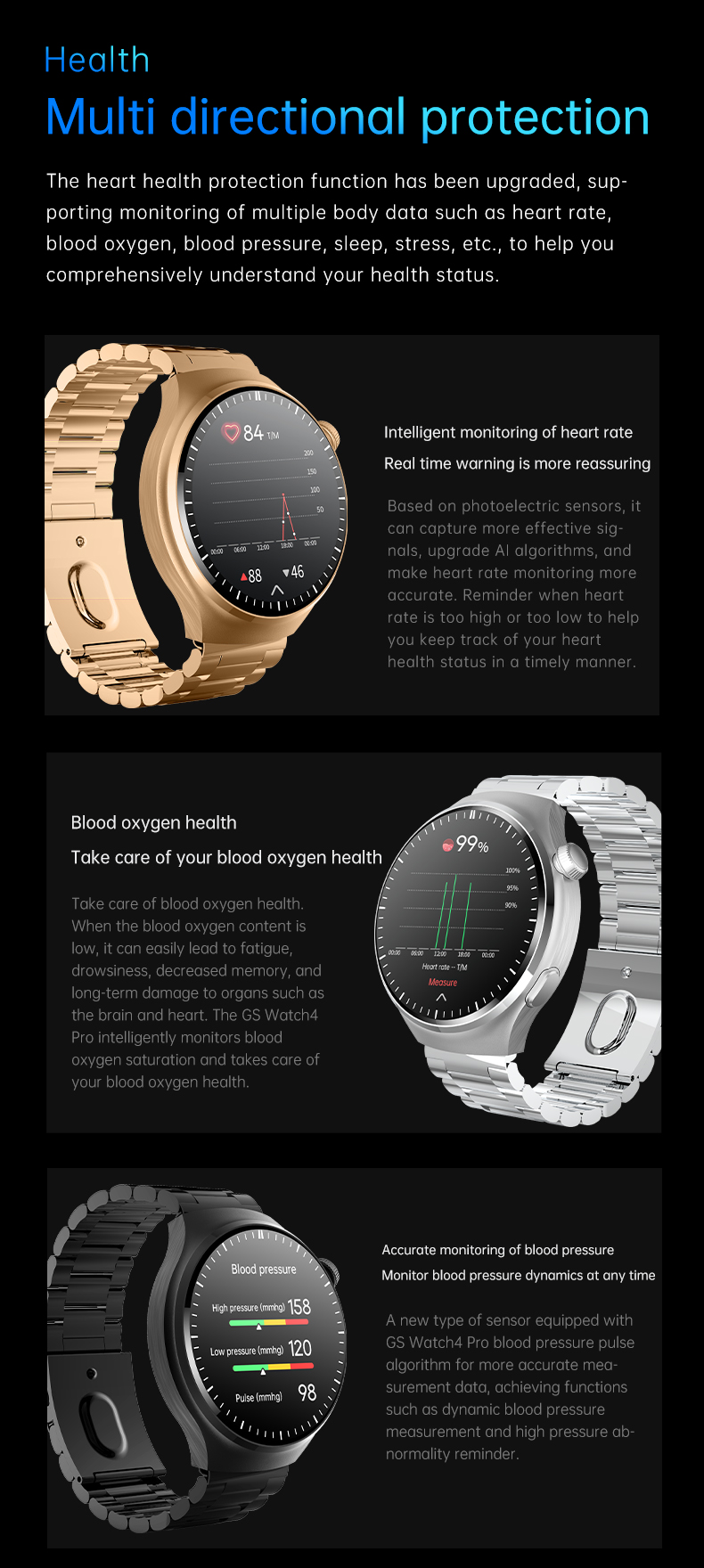 GS Watch4 Pro Smart Bracelet - Choice Store