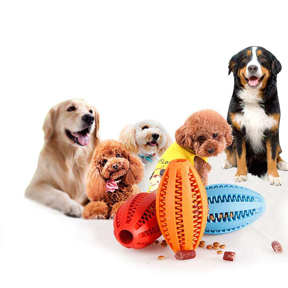 Interactive Rubber Pet Iq Intelligent Toys Plastic Dog Treat Food Ball For Bite Resistant Dogs Chewing Toy - Choice Store