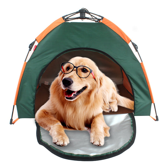 Outdoor Pet Tent Automatic Foldable Cat House Dog Kennel Rain Proof and Sun Proof Portable Pet Kennel Vehicle Mounted Dog Tent - Choice Store