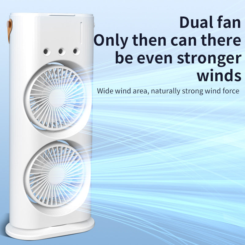 Personal Air Conditioner Double-Ended USB Rechargeable Portable Mini Air Conditioner Air Cooling Fan - Choice Store