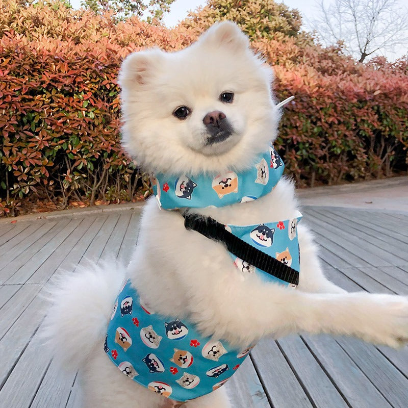 Pet cooling scarf dog summer cooling ice scarf cooling supplies French Dou Corgi cooling clothes - Choice Store